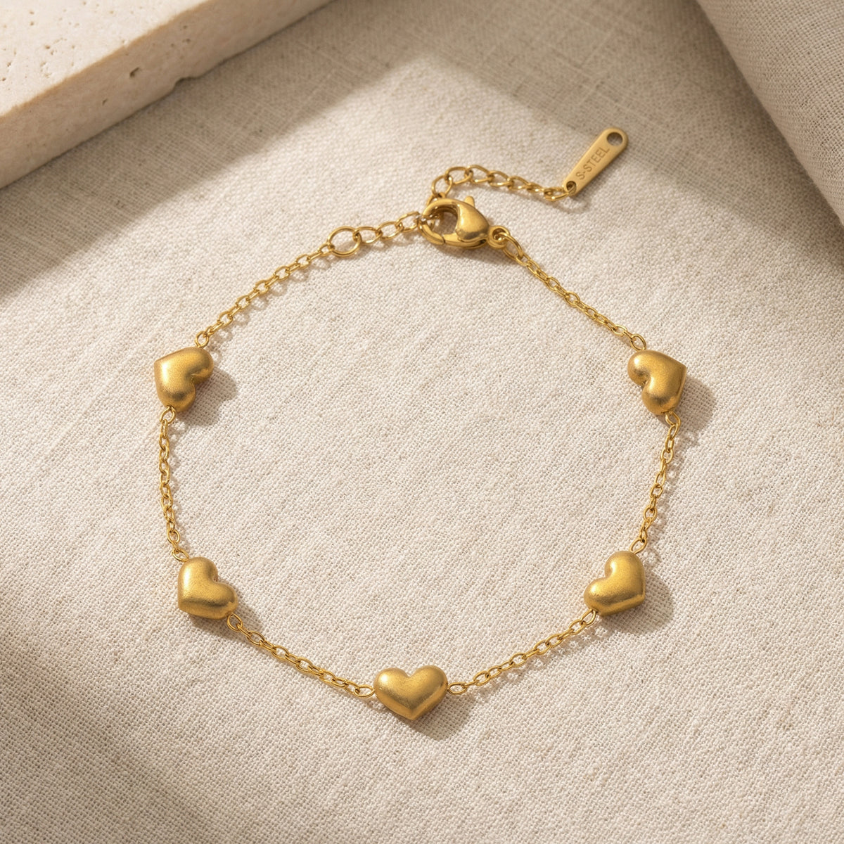 Mini Heart of Israel Bracelet