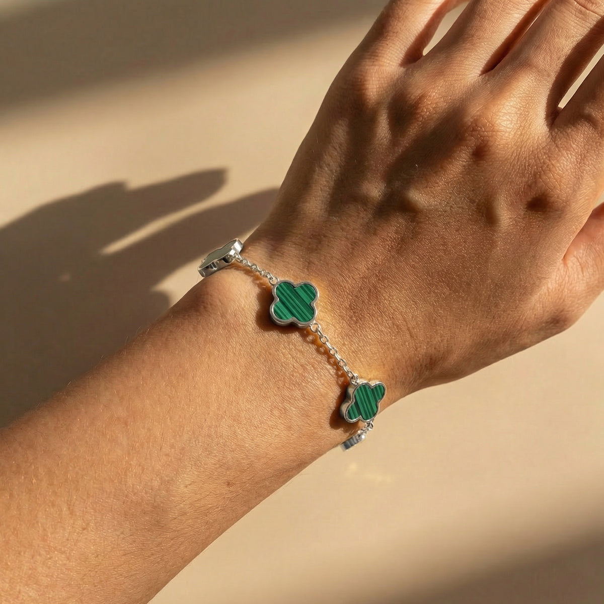Silver Shalom Bracelet