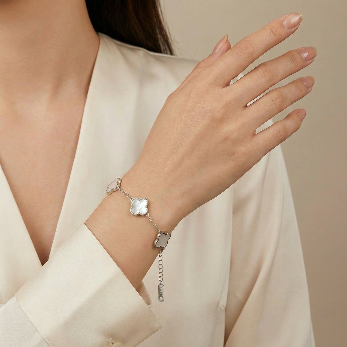 Chai Silver Bracelet